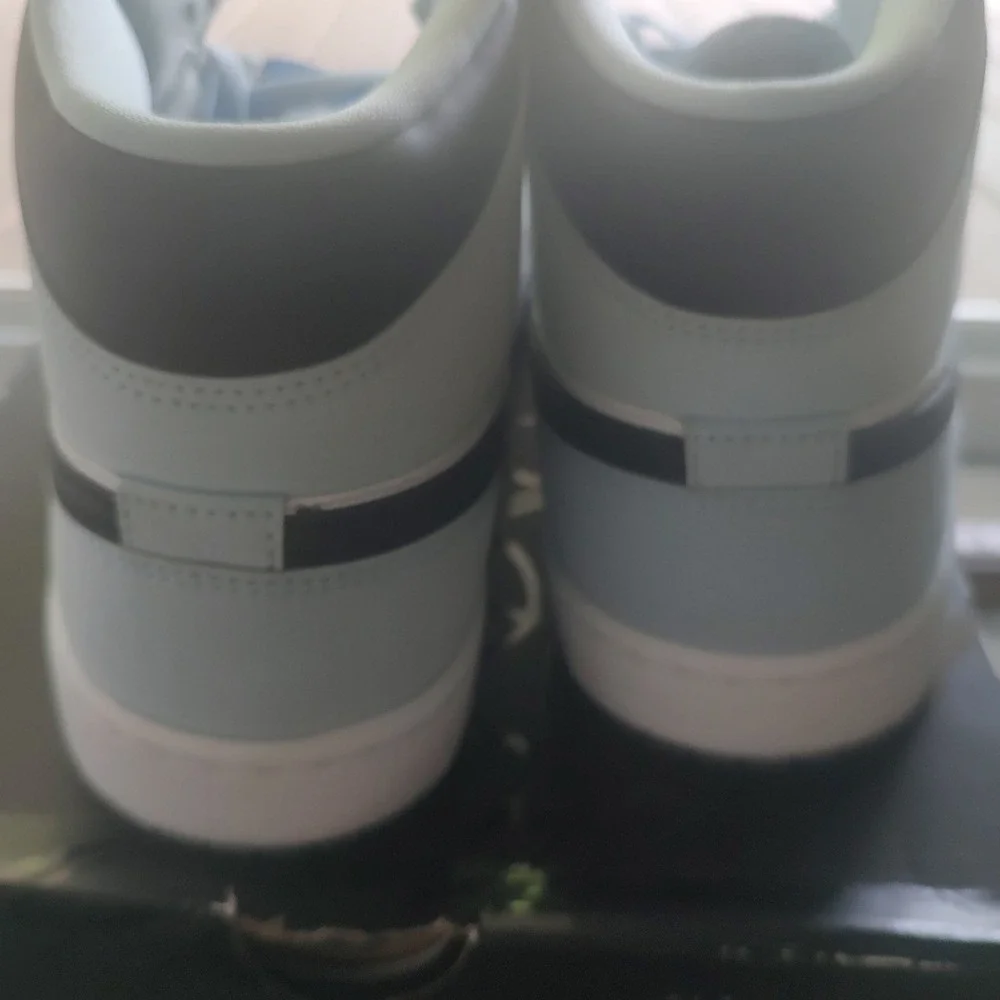 Jordan 1 Mid SE Ice Blue Black‎ White Mens Sneakers DV1308-104 Size 12